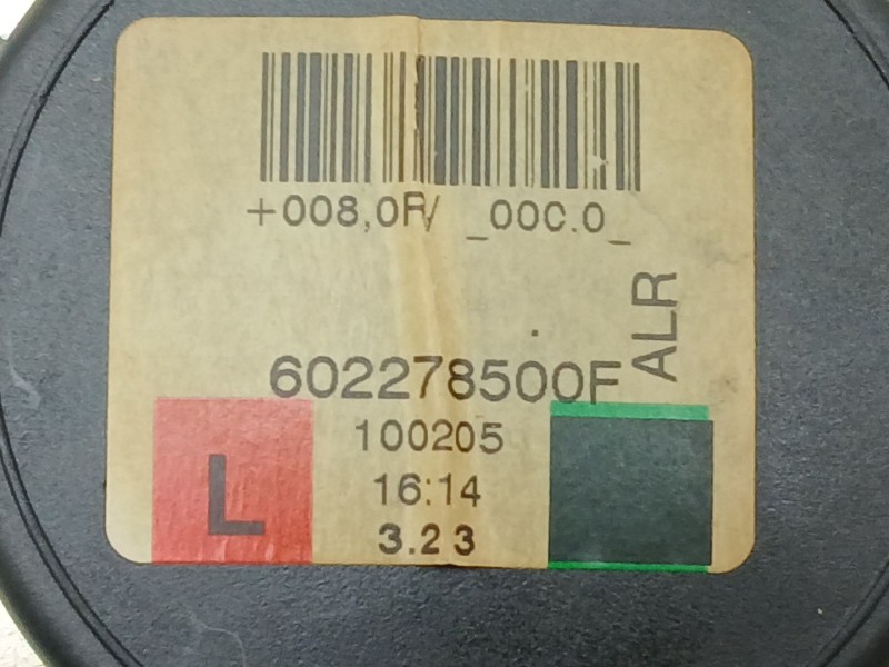 Recambio de cinturon seguridad trasero izquierdo para land rover discovery iv (l319) 2.7 td 4x4 referencia OEM IAM 602278500F  4