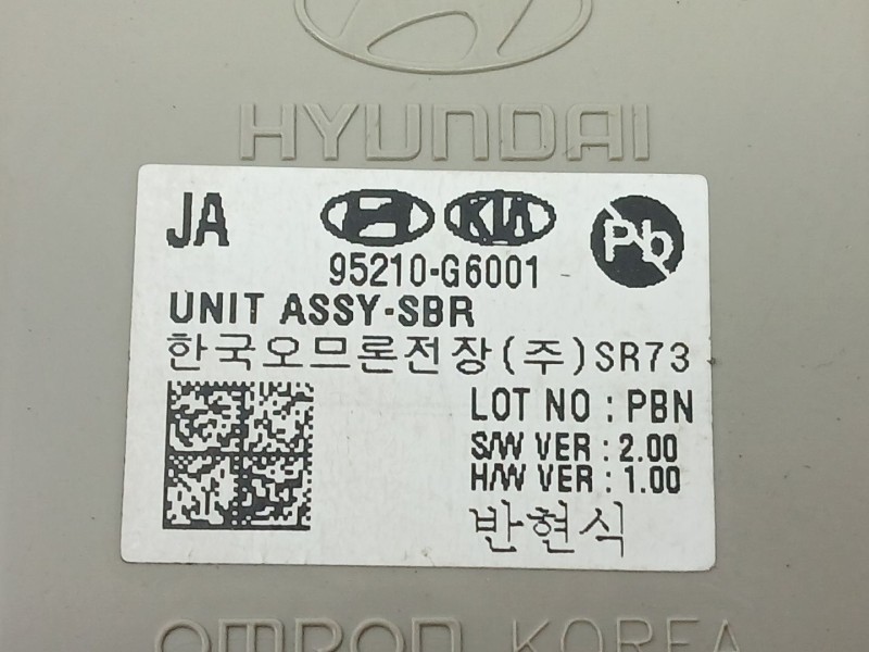 Recambio de modulo electronico para kia picanto iii (ja) 1.0 referencia OEM IAM 95210G6001  