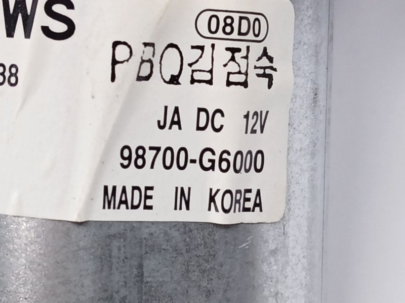 Recambio de motor limpia trasero para kia picanto iii (ja) 1.0 referencia OEM IAM 98700G6000  