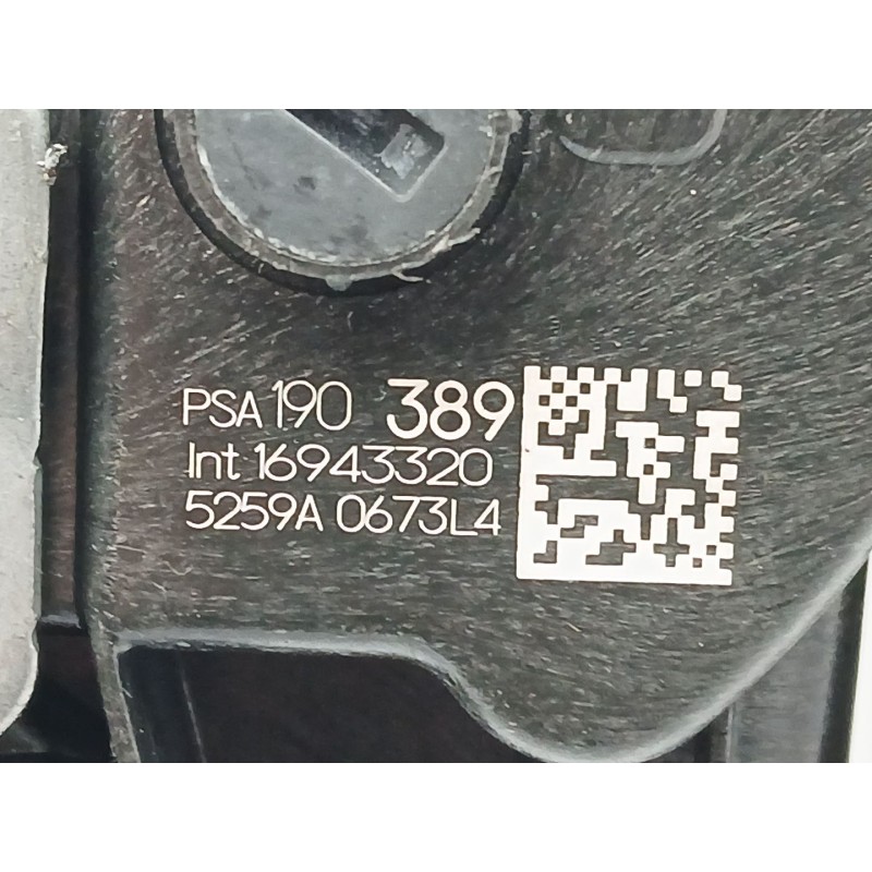 Recambio de cerradura puerta trasera izquierda para citroën c4 cactus 1.2 thp 110 referencia OEM IAM 190389  