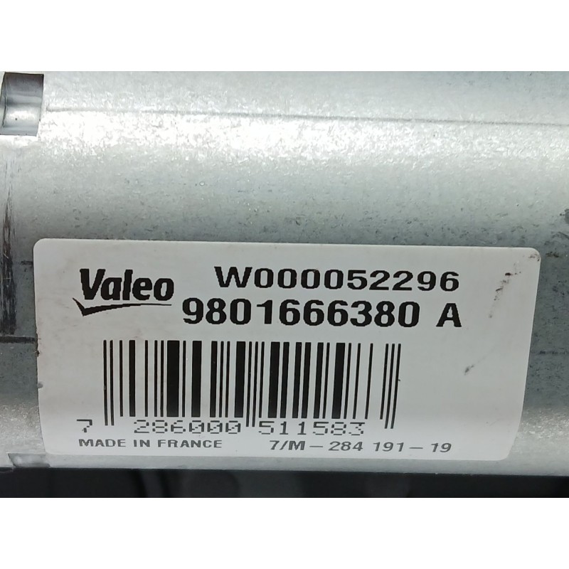 Recambio de motor limpia trasero para citroën c4 cactus 1.2 thp 110 referencia OEM IAM 9801666380  W000052296