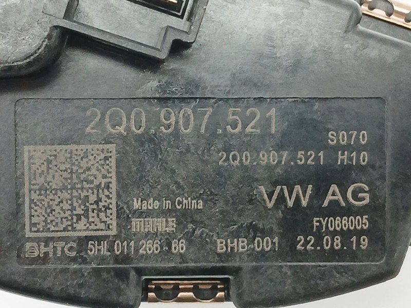 Recambio de resistencia calefaccion para seat arona (kj7, kjp) 1.0 tsi referencia OEM IAM 2Q0907521  