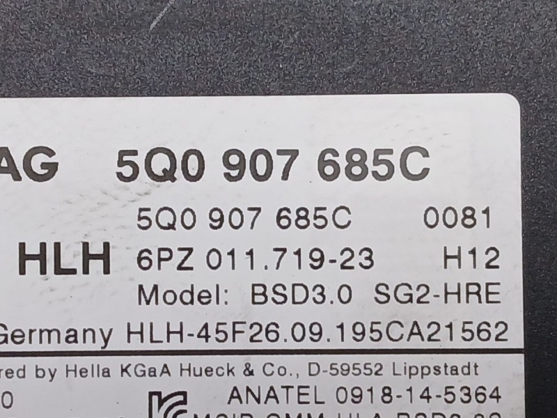 Recambio de modulo electronico para seat arona (kj7, kjp) 1.0 tsi referencia OEM IAM 5Q0907685C  