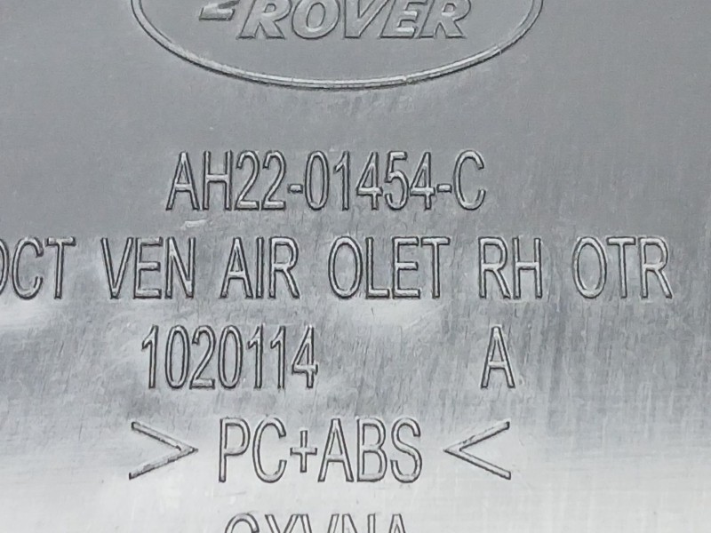 Recambio de rejilla aireadora para land rover discovery iv (l319) 2.7 td 4x4 referencia OEM IAM AH2201454C  