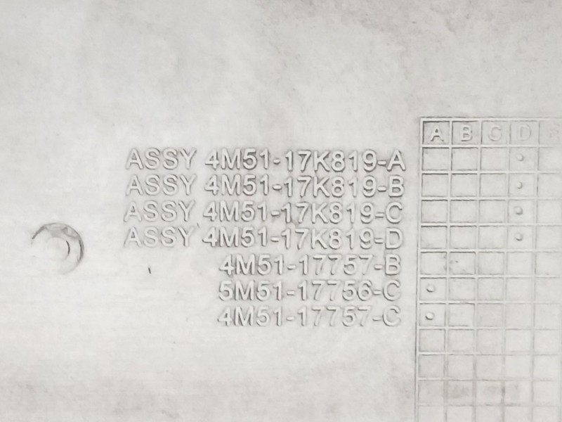 Recambio de paragolpes delantero para ford focus lim. (cb4) trend referencia OEM IAM 4M5117K819A  4M5117K819B