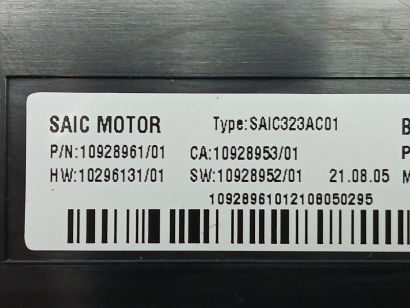 Recambio de modulo electronico para mg mg zs suv 1.5 vti referencia OEM IAM 10928961  10296131