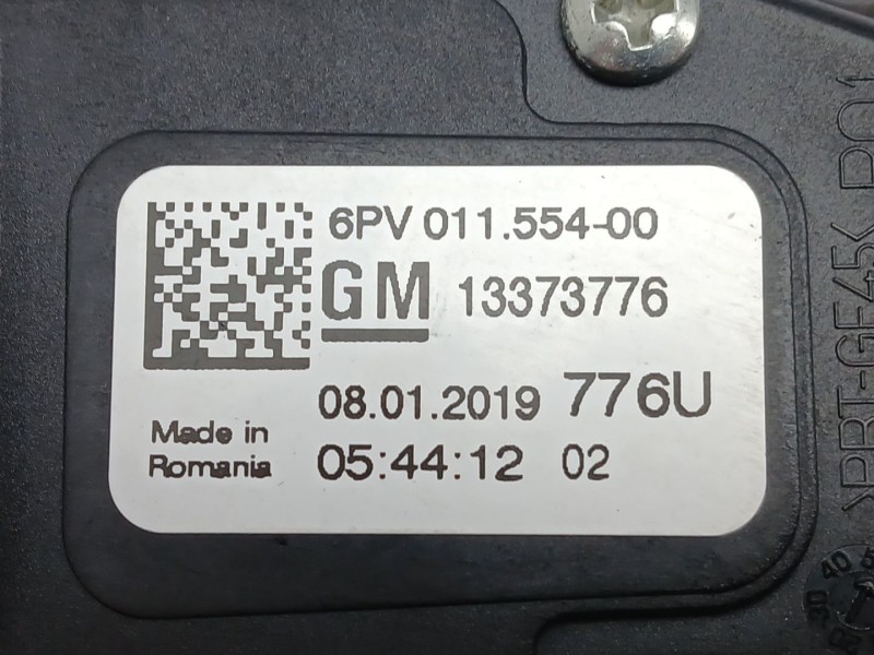 Recambio de potenciometro pedal para opel astra k (b16) 1.6 cdti (68) referencia OEM IAM 13373776  