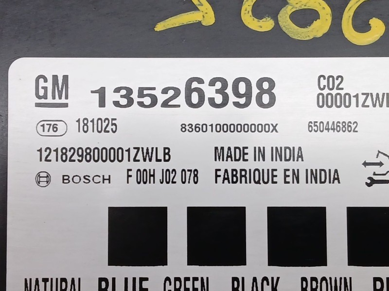 Recambio de modulo electronico para opel astra k (b16) 1.6 cdti (68) referencia OEM IAM 13526398  