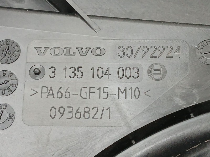 Recambio de electroventilador para volvo s80 berlina d5 momentum referencia OEM IAM 30792924  3135104003