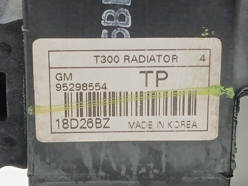 Recambio de radiador agua para opel mokka / mokka x (j13) 1.4 (_76) referencia OEM IAM 95298554  