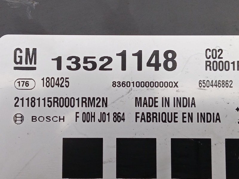 Recambio de modulo electronico para opel mokka / mokka x (j13) 1.4 (_76) referencia OEM IAM 13521148  F00HJ01864