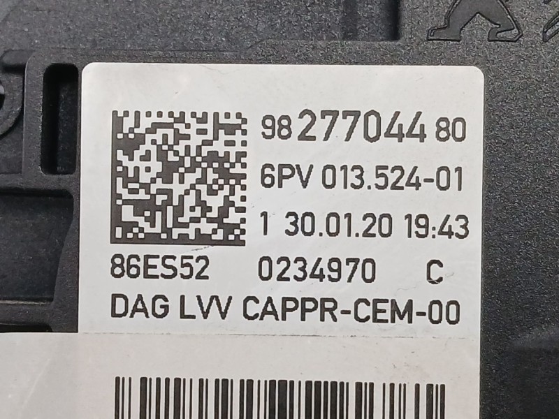 Recambio de potenciometro pedal para opel corsa f elegance referencia OEM IAM 9827704480  