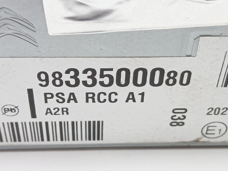 Recambio de sistema audio / cd para opel corsa f elegance referencia OEM IAM 9833500080  