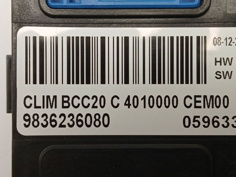 Recambio de modulo electronico para opel corsa f elegance referencia OEM IAM 9836236080  