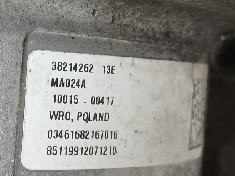 Recambio de cremallera direccion para opel corsa f elegance referencia OEM IAM 38210544  38214262