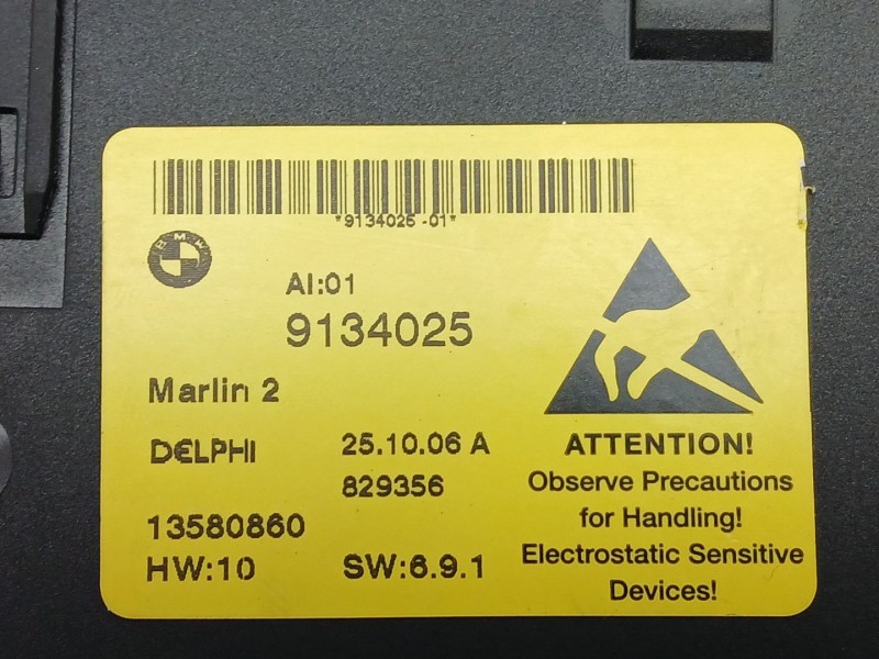 Recambio de modulo electronico para bmw 5 (e60) 530 d referencia OEM IAM 9134025  