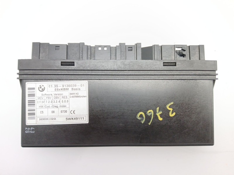 Recambio de modulo electronico para bmw 5 (e60) 530 d referencia OEM IAM 6135913603901  