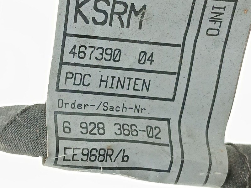 Recambio de sensor de aparcamiento para bmw 5 (e60) 530 d referencia OEM IAM 692836602  6989091