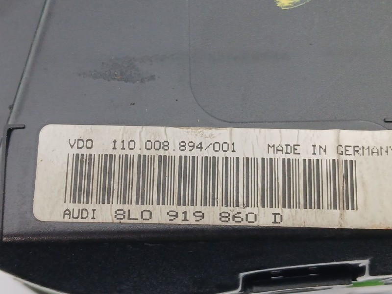 Recambio de cuadro instrumentos para audi a3 (8l1) 1.9 tdi referencia OEM IAM 8L0919860D  