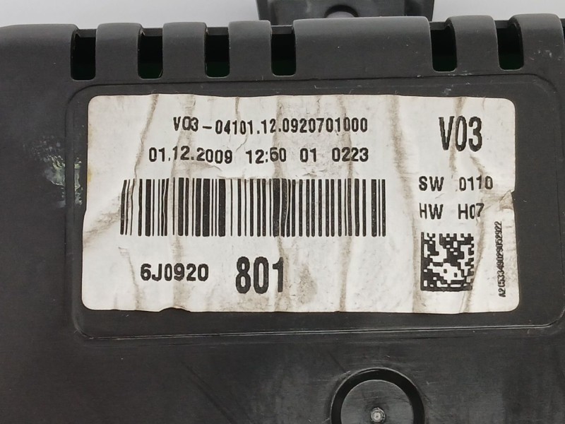 Recambio de cuadro instrumentos para seat ibiza iv (6j5, 6p1) 1.4 referencia OEM IAM 6J0920801  