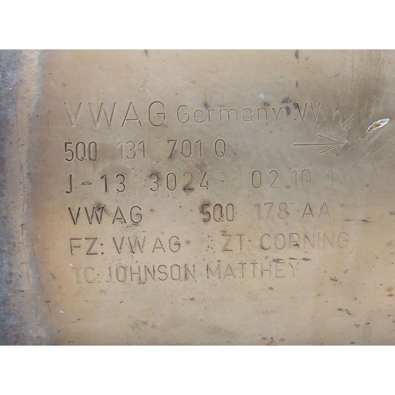 Recambio de catalizador para skoda octavia iii combi (5e5, 5e6) 1.8 tsi referencia OEM IAM 5Q0131701Q  5Q0178AA