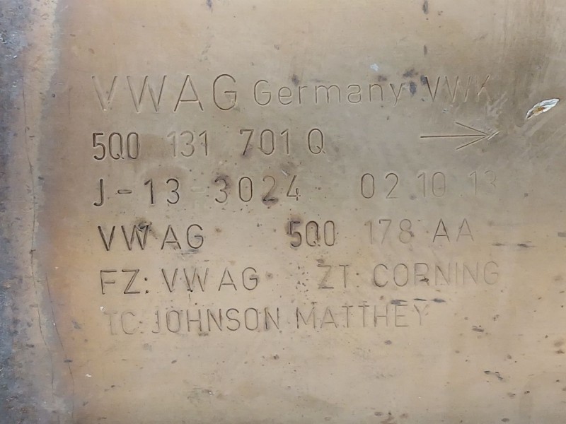 Recambio de catalizador para skoda octavia iii combi (5e5, 5e6) 1.8 tsi referencia OEM IAM 5Q0131701Q  5Q0178AA