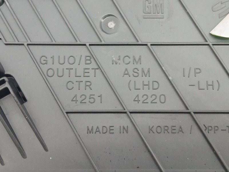 Recambio de rejilla aireadora para opel mokka / mokka x (j13) 1.4 (_76) referencia OEM IAM 42514220  