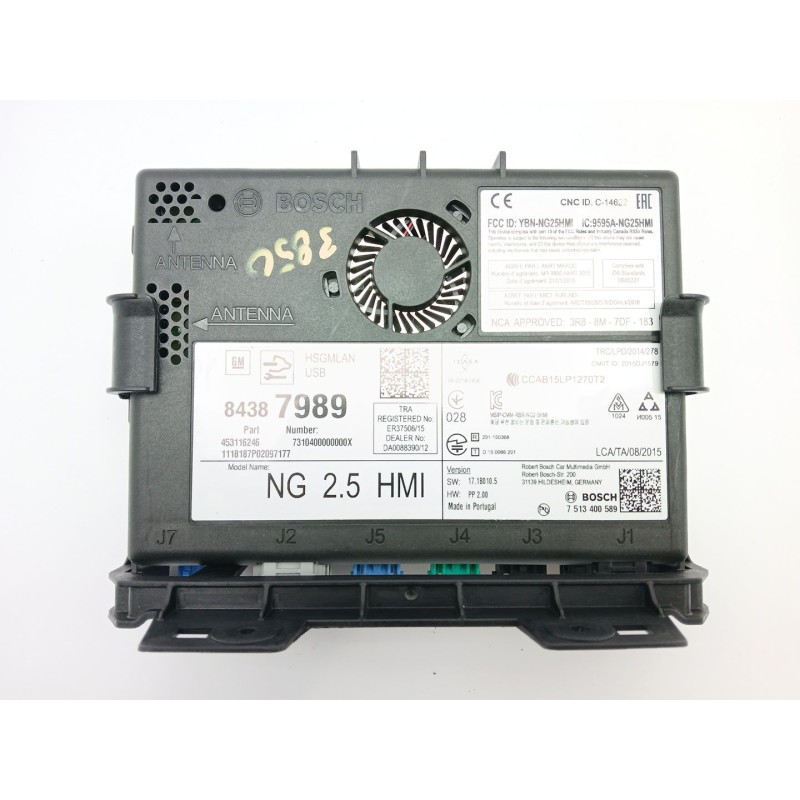 Recambio de modulo electronico para opel mokka / mokka x (j13) 1.4 (_76) referencia OEM IAM 84387989  