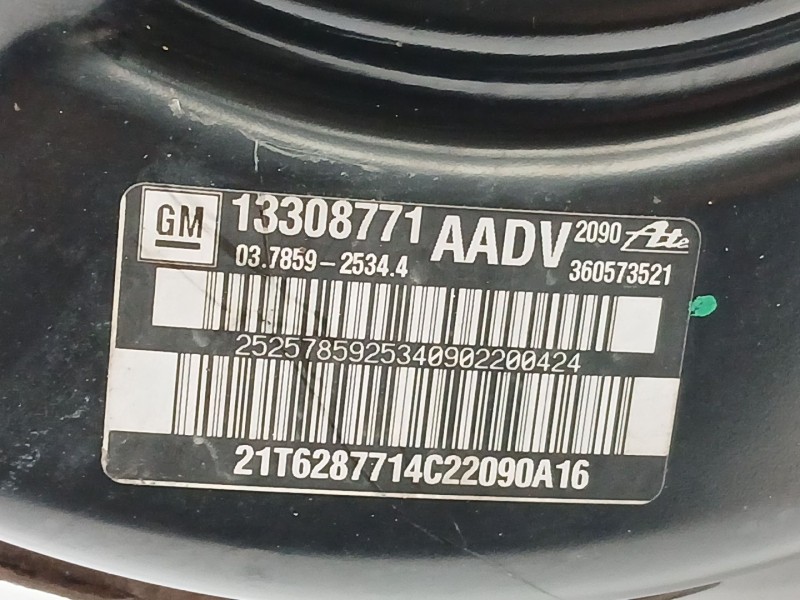 Recambio de servofreno para opel zafira tourer c (p12) 2.0 cdti (75) referencia OEM IAM 13308771  