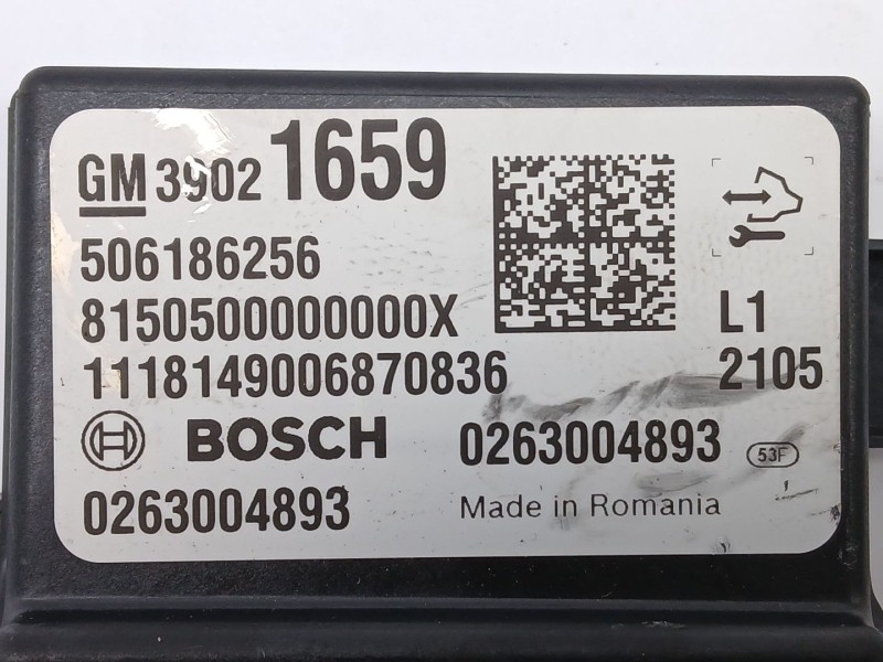 Recambio de modulo electronico para opel mokka / mokka x (j13) 1.4 (_76) referencia OEM IAM 39021659  