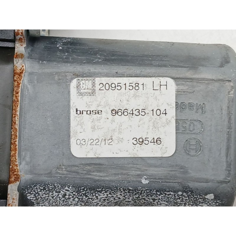 Recambio de elevalunas delantero izquierdo para opel zafira tourer c (p12) 2.0 cdti (75) referencia OEM IAM 13260137  20951581