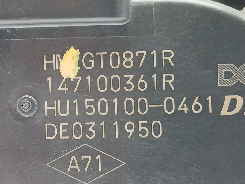 Recambio de valvula egr para dacia dokker furgoneta/monovolumen 1.5 blue dci 95 (fejl) referencia OEM IAM 147100361R  