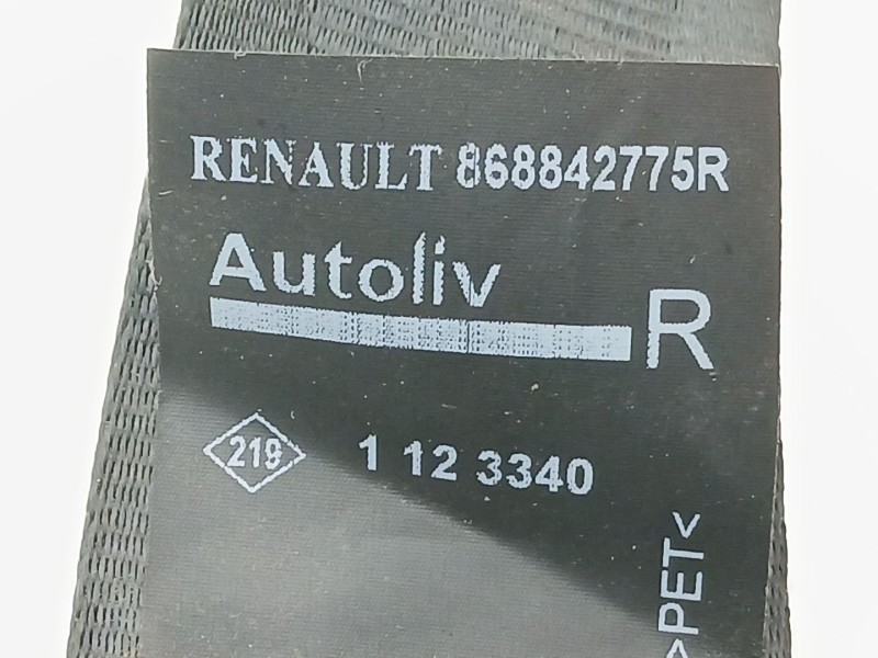 Recambio de cinturon seguridad delantero derecho para dacia dokker furgoneta/monovolumen 1.5 blue dci 95 (fejl) referencia OEM I