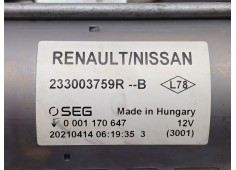 Recambio de motor arranque para dacia dokker furgoneta/monovolumen 1.5 blue dci 95 (fejl) referencia OEM IAM 233003759R  0001170 2