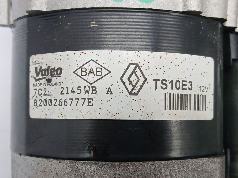 Recambio de motor arranque para dacia duster (hs_) 1.6 16v referencia OEM IAM 8200266777E  