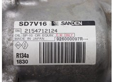 Recambio de compresor aire acondicionado para dacia duster (hs_) 1.6 16v referencia OEM IAM 926000097R   2