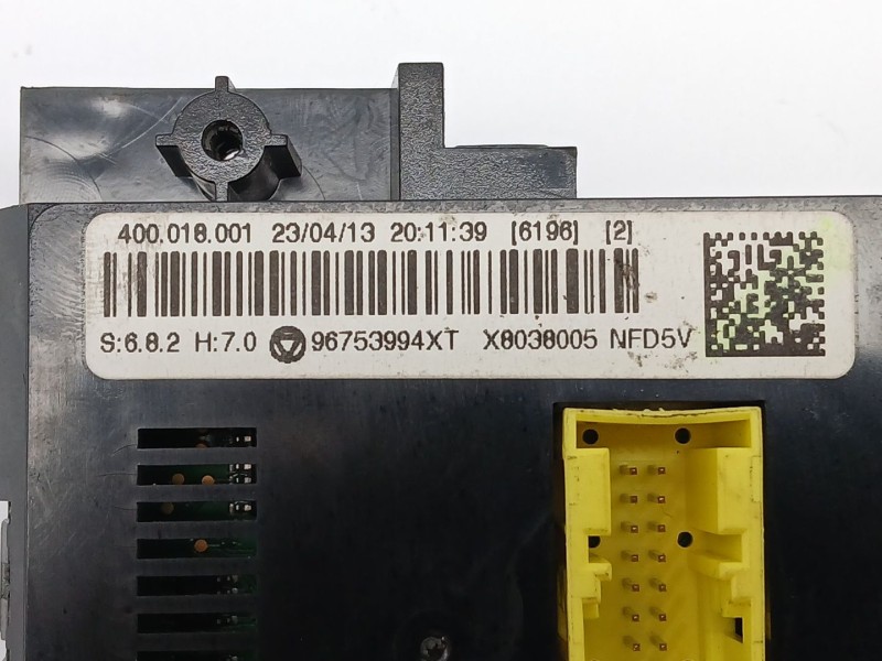 Recambio de mando climatizador para citroën c3 collection referencia OEM IAM 96753994XT  