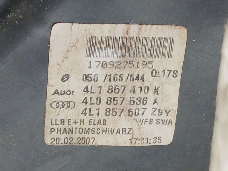 Recambio de retrovisor derecho para audi q7 (4lb) 3.0 tdi quattro referencia OEM IAM 4L1857410K  4L0857536A