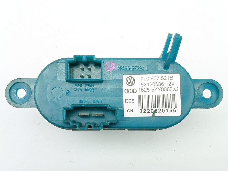 Recambio de resistencia calefaccion para audi q7 (4lb) 3.0 tdi quattro referencia OEM IAM 7L0907521B  