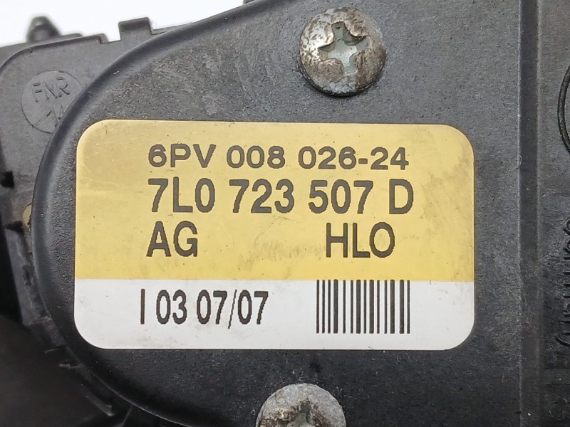 Recambio de potenciometro pedal para audi q7 (4lb) 3.0 tdi quattro referencia OEM IAM 7L0723507D  6PV00802624