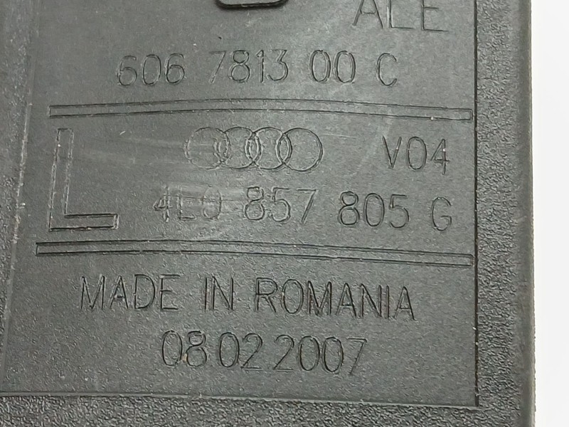 Recambio de cinturon seguridad trasero izquierdo para audi q7 (4lb) 3.0 tdi quattro referencia OEM IAM 4L0857805G  