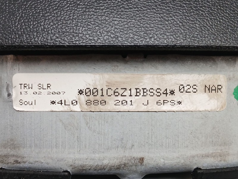 Recambio de airbag delantero izquierdo para audi q7 (4lb) 3.0 tdi quattro referencia OEM IAM 4L0880201J6PS  