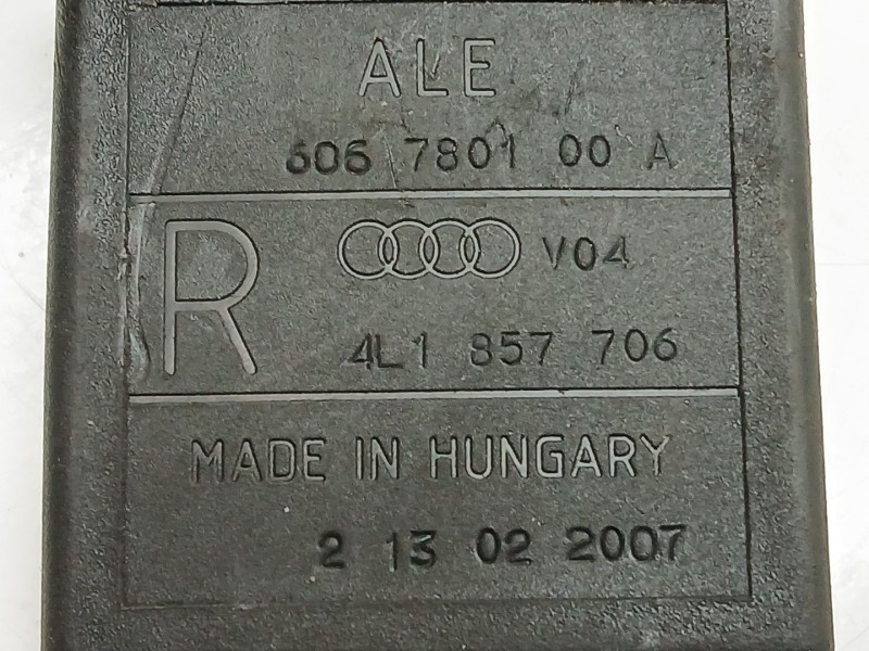 Recambio de cinturon seguridad delantero derecho para audi q7 (4lb) 3.0 tdi quattro referencia OEM IAM 4L1857706  