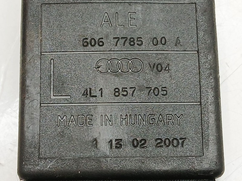 Recambio de cinturon seguridad delantero izquierdo para audi q7 (4lb) 3.0 tdi quattro referencia OEM IAM 4L1857705  