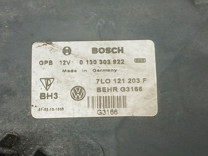 Recambio de electroventilador para audi q7 (4lb) 3.0 tdi quattro referencia OEM IAM 7L0121203F  0130303922