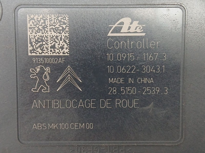 Recambio de abs para citroën c3 collection referencia OEM IAM 9802460680  10022001214
