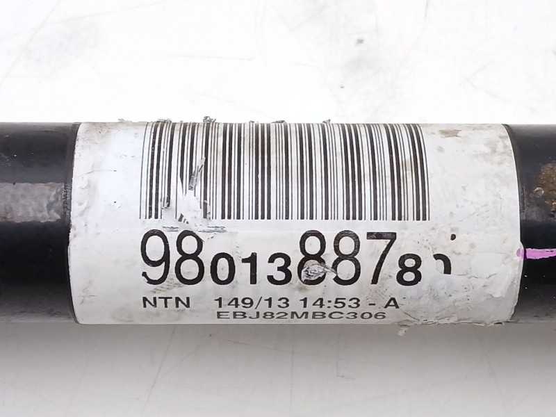 Recambio de transmision delantera derecha para citroën c3 collection referencia OEM IAM 9801388780  