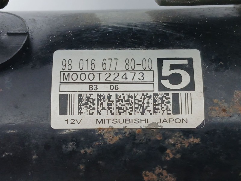 Recambio de motor arranque para citroën c3 collection referencia OEM IAM 9801667780  MOOT22473
