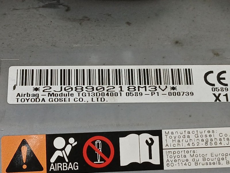 Recambio de kit airbag para toyota c-hr (_x1_) 1.8 hybrid (zyx10_, zyx11_) referencia OEM IAM 55302F4011  89170F4130
