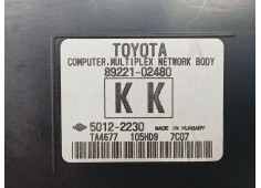 Recambio de modulo electronico para toyota auris (_e18_) 1.2 (nre185_) referencia OEM IAM 8922102480  50122230 2